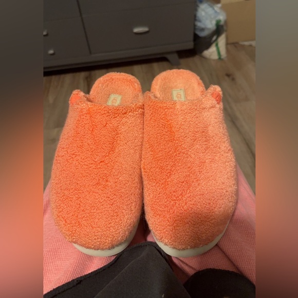 Ugg women’s slipper slides - fuzz sugar Terry - peach bliss - Picture 5 of 9